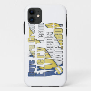 Waterboy Volleyball in Blue and Yellow iPhone 11 Case