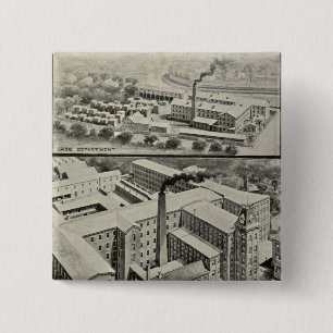 Waterbury Clock Co 15 Cm Square Badge
