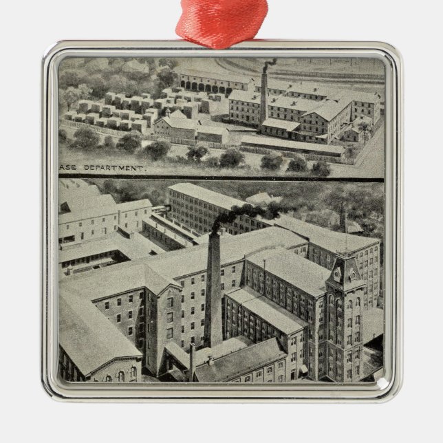 Waterbury Clock Co Metal Ornament (Front)