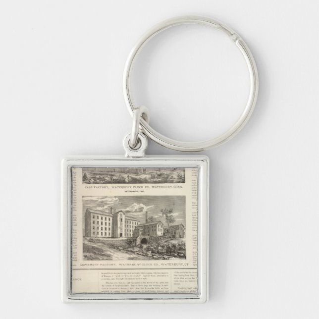 Waterbury Clock Company Key Ring (Front)