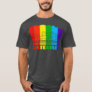 Waterbury Pride Waterbury LGBT Gift LGBTQ Supporte T-Shirt