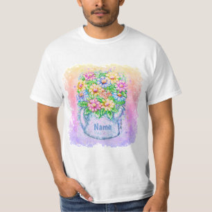 Watercan Flowers T-Shirt