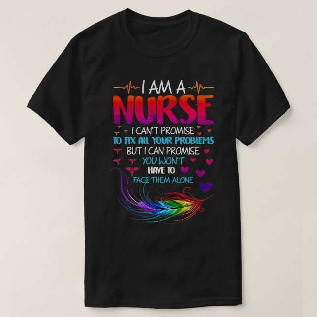 Watercol Nurse Life Nursing Clinical Funny Birthda T-Shirt (Design Front)