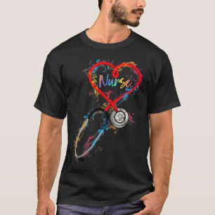 Watercol Nurse Life Nursing Nurse Week 2025  T-Shirt