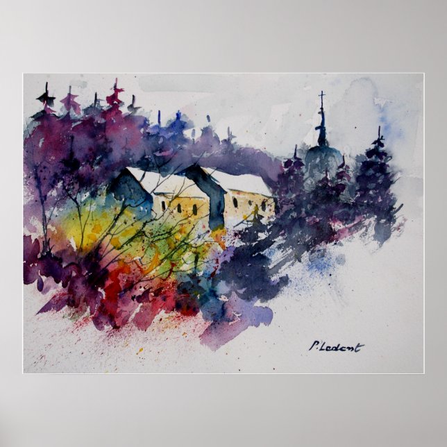 watercolor 231207 poster (Front)