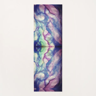 Watercolor  Abstract Art Yoga Mat