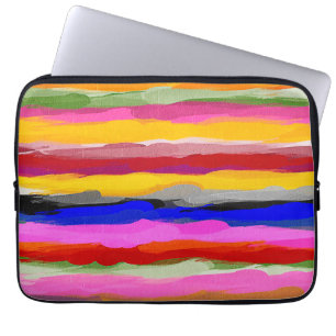 Watercolor Abstract Background #17 Laptop Sleeve