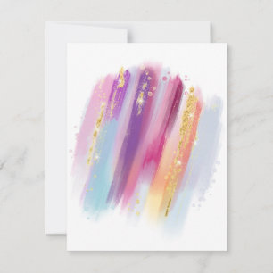 Watercolor Abstract Background 1 Card