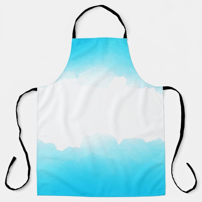 Watercolor abstract background apron (Front)