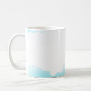 Watercolor abstract background coffee mug