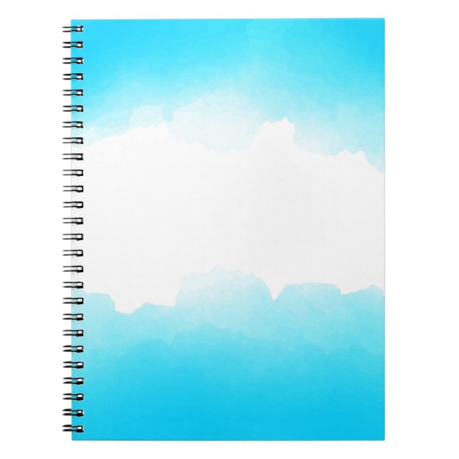 Watercolor abstract background notebook (Front)