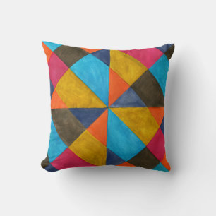 Watercolor abstract creative design. cushion