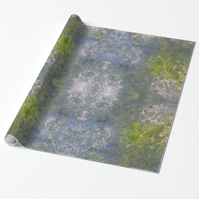 WaterColor Abstract Design Wrapping Paper (Unrolled)