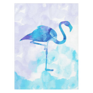 Watercolor Abstract Flamingo Gifts Lovers Tablecloth