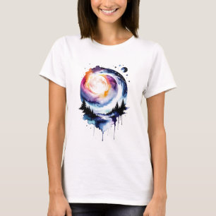 Watercolor Abstract Landscape #2 T-Shirt