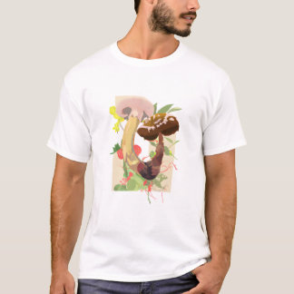 Watercolor Abstract Mushrooms T-Shirt