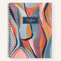 Watercolor Abstract Painting Doodle Sketchbook
