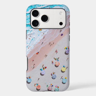 Watercolor Aerial Beach Phone Case