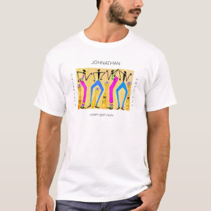 Watercolor African Art, Awesome Party Birthday T-Shirt
