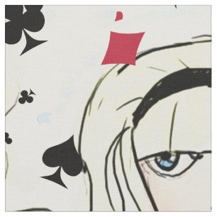 Watercolor Alice Fabric