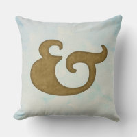 Watercolor Ampersand Nautical | Gold & Sea Colours