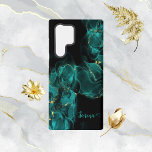 Watercolor Anastasia Black and Green  Samsung Galaxy Case<br><div class="desc">Watercolor Anastasia Black and Green Samsung Galaxy S22 Ultra Case</div>