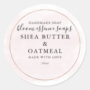 Watercolor and Foil Soap Sticker