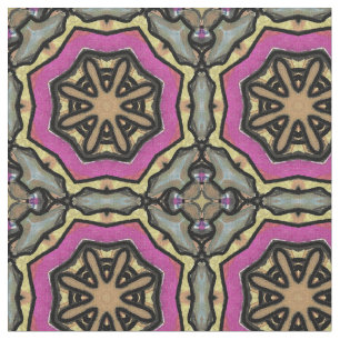 Watercolor and ink 3 inch PP 101 : 2 of 3 Fabric