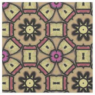 Watercolor and ink 3 inch PP 101 Fabric