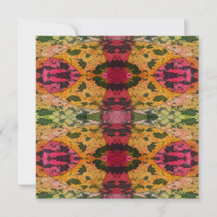 Watercolor And Ink Abstract Expressionism Art Card