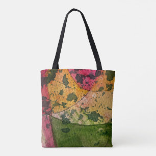 Watercolor And Ink Abstract Expressionism Art Tote Bag