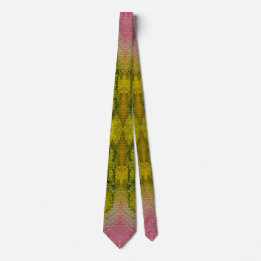 Watercolor And Ink Abstract Impressionistic  Tie