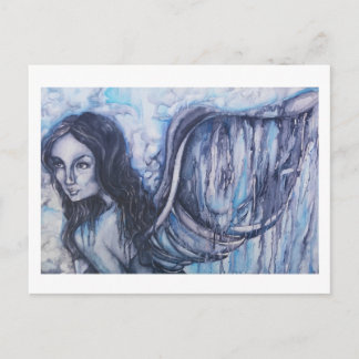 Watercolor Angel Artwork Postcard