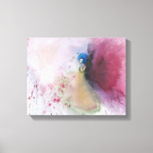Watercolor Angel Canvas Print