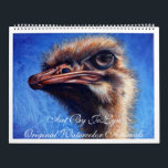 Watercolor Animals Calendar<br><div class="desc">Fugley,  Art By JoLyn Original Watercolor Animals,  Calendar animals with Attitude</div>