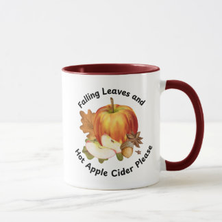 Watercolor Apple Cider Mug 