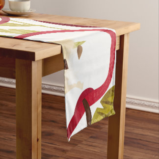 Watercolor Apple Pattern Short Table Runner