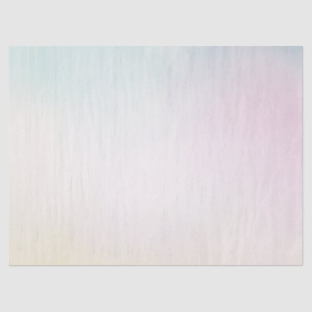 Watercolor Aqua Pink Yellow Tie Dye Ombre Tissue Paper (Front)