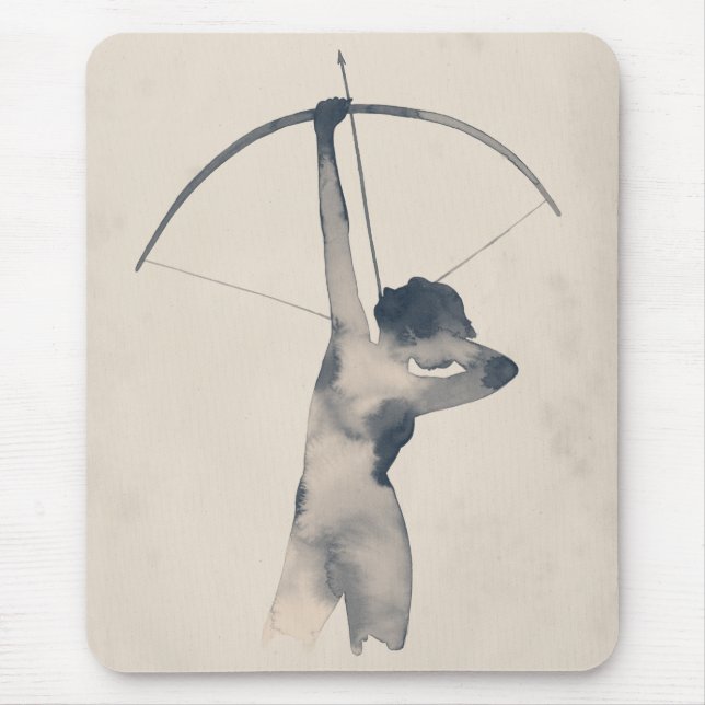 Watercolor Archeress Mouse Pad (Front)