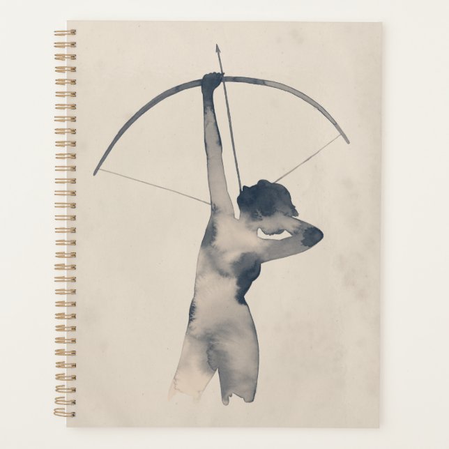 Watercolor Archeress Planner (Front)