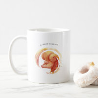 Watercolor Aries Astrology Zodiac Sign | Monogram