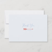 Watercolor Arrow Sorority Note Card