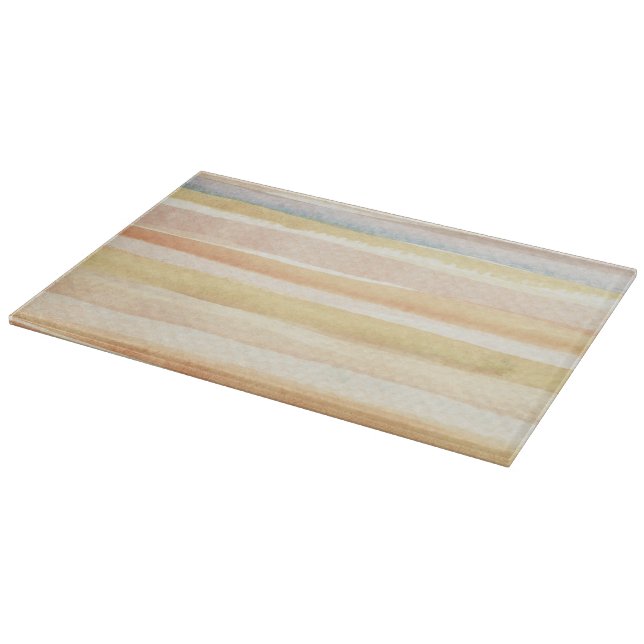 Watercolor art background, texture cutting board (Corner)
