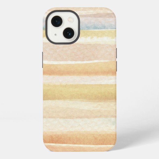 Watercolor art background, texture iPhone case (Back)