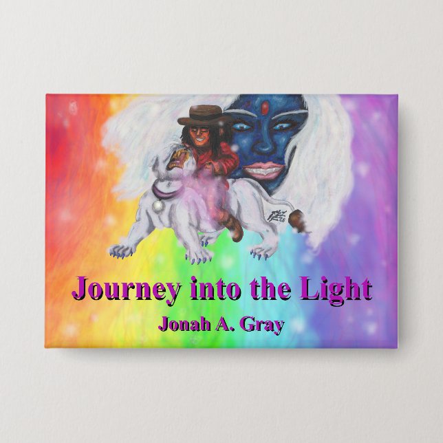 Watercolor Art Boy Riding white Lioness Woman Love (Front)