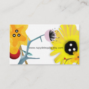 Watercolor art business card