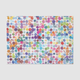 Watercolor Art Paint Splashes Tissue Paper