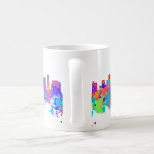 Watercolor art print of the skyline of Seattle USA Coffee Mug