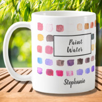 Watercolor Artist Name Paint Water Colourful