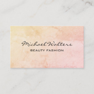 Watercolor Artistic Texture Business Card